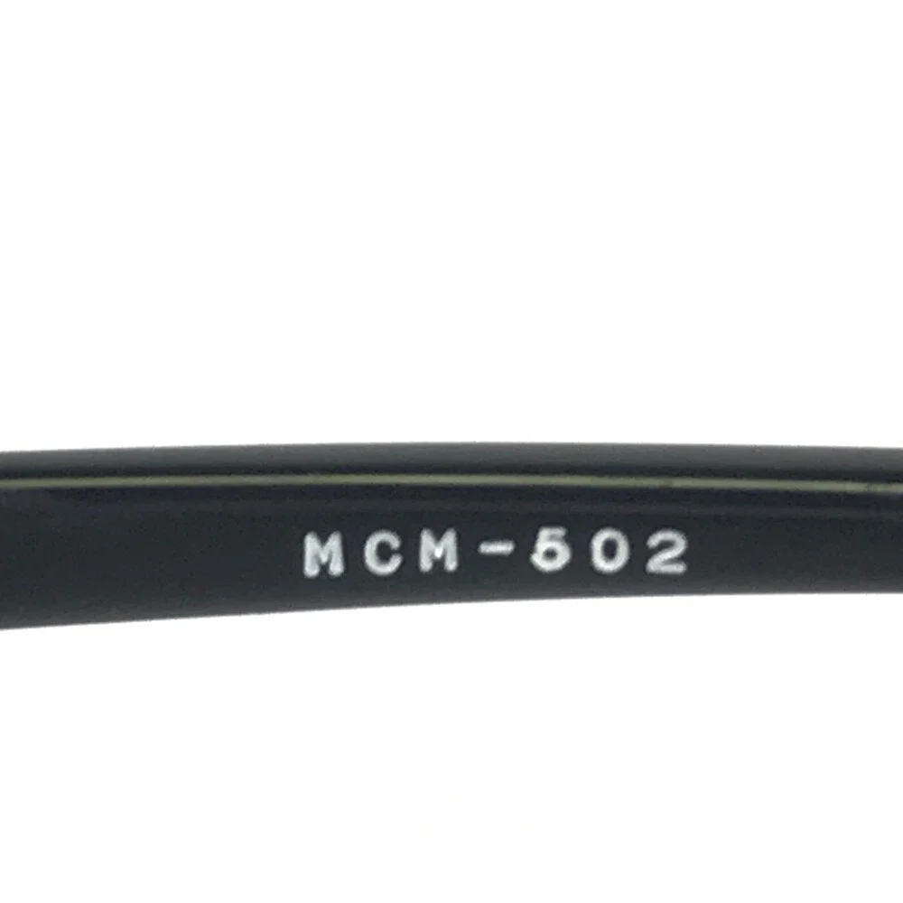MCM Eyeglasses Frames 502 Black Clear Blue Round Oval Full Rim 50-19-140